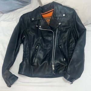 Genuine Leather Motorcycle Jacket